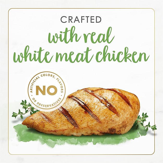 Purina Fancy Feast Wet Cat Food Pate Gourmet Naturals White Meat Chicken Recipe - (Pack of 12) 3 oz. Cans
