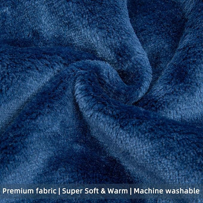 FabriCastle Dog Hoodie Sweater for Small Dogs Boy and Girl, Dog Clothes XS XXS Puppy Sweatshirt, Pet Outfit, Cat Clothing Super Soft Warm Snap On Closure (Navy, X-Large)