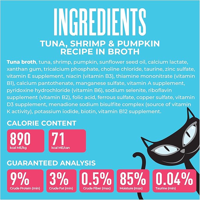 Tiki Cat Friends Tuna, Shrimp & Pumpkin, 2.8 oz. Can (12 Count)