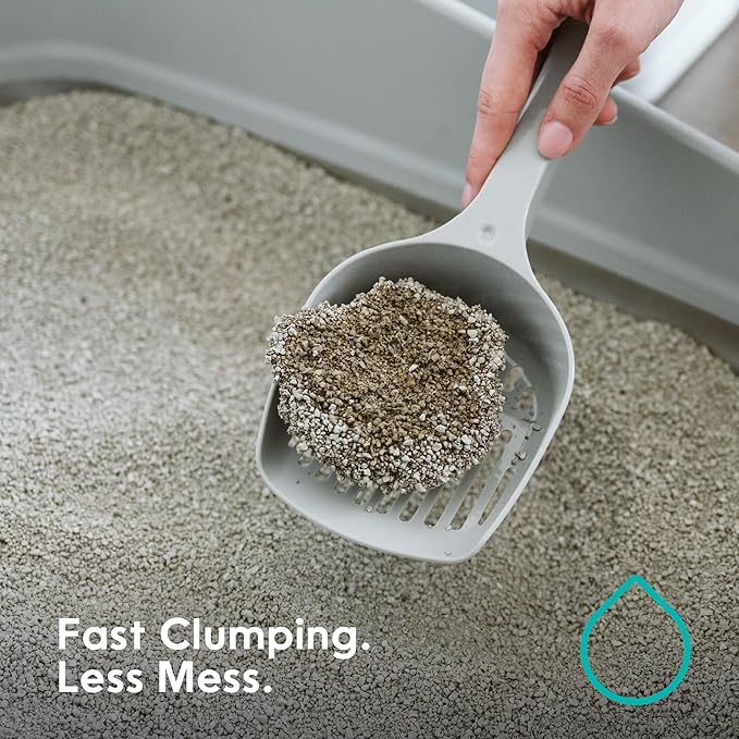 Litter Genie Light Unscented Clumping Cat Litter, 18.5 lbs | Lightweight 20% Lighter Natural Clay | Fast-Clumping, Odor Control, Dust-Free (Pack of 2)