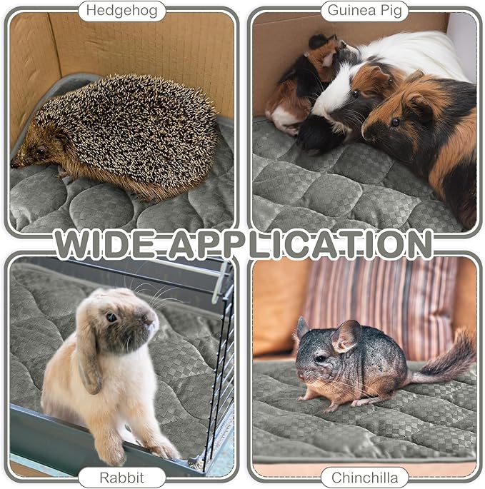 Tujoe 4 Pack Self Warming Cat Mat Self Heating Cat Pad Warm Thermal Pet Bed Washable Dog Crate Pad Body Heat Dog Bed Mat Blanket Non Slip Bottom for Outdoor Indoor Pets