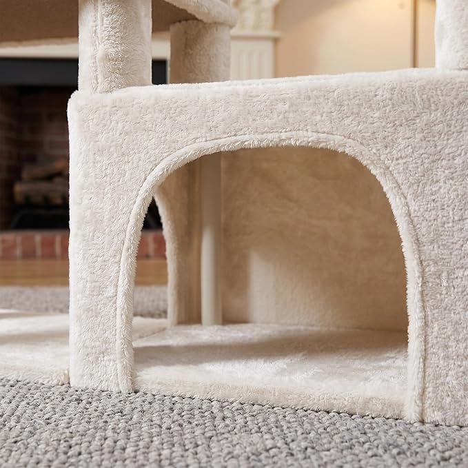 YUNIQUE Cat Tree with Cat Tree (288 Beige)
