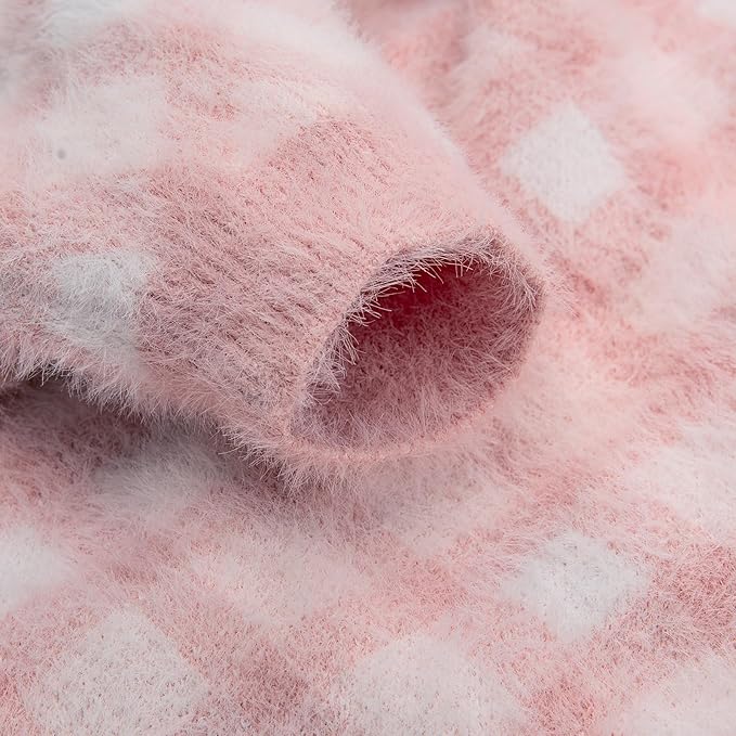 Dog Sweater, Sweaters for Small Dogs, Warm Soft Pet Clothes for Puppy, Medium Large Cat, Dogs Girl or Boy, Dog Shirt for Winter Christmas (Pink, Small)