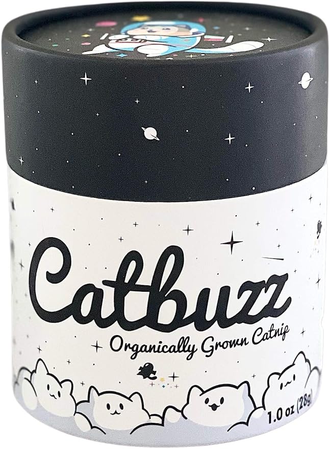 Catbuzz Premium and Organically Grown Catnip, Fresh, Grown by Family Farmers in The USA, All-Natural, Eco-Friendly, Sustainable
