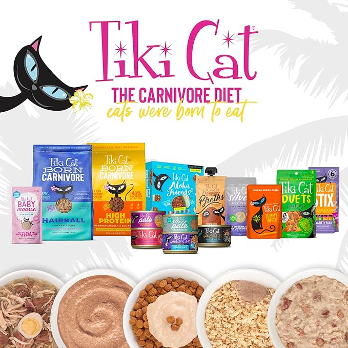 Tiki Cat Silver Pate Wet Cat Food, Variety Pack, 2.4 oz. Can (12 Count)