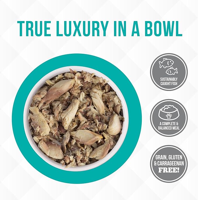 Weruva Truluxe Cat Food, Honor Roll with Wild-Caught Saba in Gravy, 3oz Can, Pack of 24