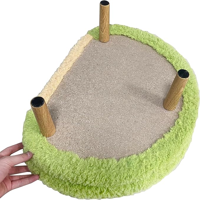 BFKtyptikos Cat Scratching Couch - Premium Pet Furniture for Indoor Cats, Durable Cat Lounge Bed for Play and Rest, Large Cat Scratcher Pad Perfect for Scratching, Lounging and Playing