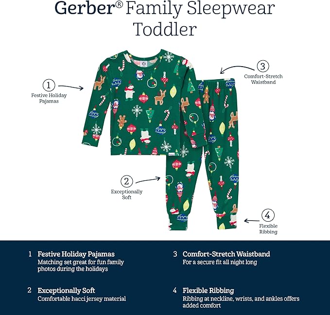 Gerber Baby Holiday Family Matching Pajamas