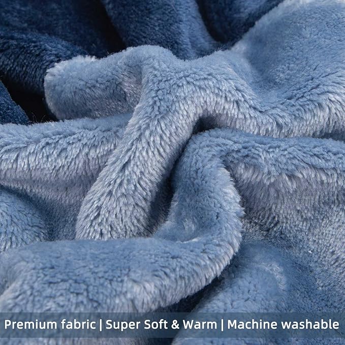 FabriCastle Dog Hoodie Sweater for Small Dogs Boy and Girl, Small Dog Clothes XS XXS Puppy Sweatshirt, Pet Outfit, Cat Clothing Super Soft Warm Snap On Closure (Blue-Navy, Medium)