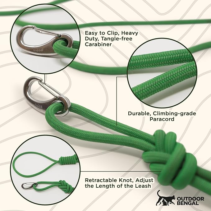 Cat Harness and Long Leash (14FT) - Escape Proof, Choke Free, Lightweight OutdoorBengal - Vest + Black Lead for Walking Cats (M)