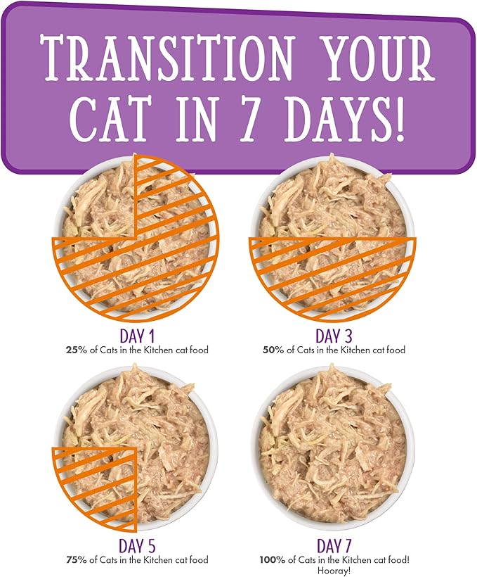 Weruva Cats in The Kitchen, Kitty Gone Wild with Wild Salmon Au Jus Cat Food, 3.2oz Can (Pack of 24)