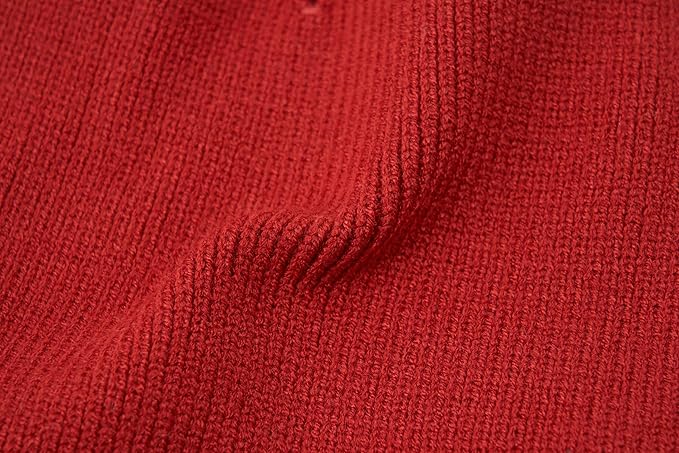 Lanyarco Burgundy Red Dog Dress for Large Dogs Girl, Winter Warm Female Pet Clothes Outfits, Dog Sweater Dress for Dogs Red, X-Large (XL) Size