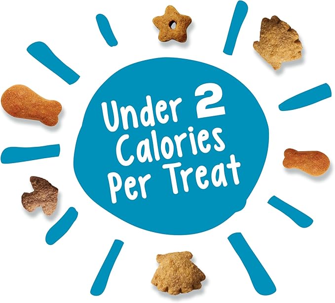 Friskies Made in USA Facilities Cat Treats, Party Mix Seafood Lovers Crunch - (10) 2.1 oz. Pouches