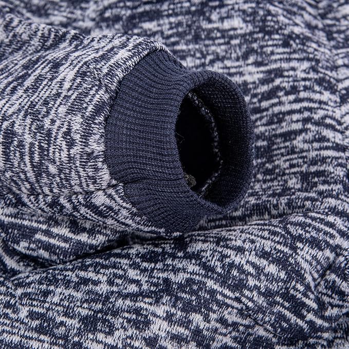 Dog Sweater, Sweaters for Small Dogs, 2, 3 Pack Warm Soft Pet Clothes for Puppy, Medium Large Cat, Dogs Girl or Boy, Dog Shirt for Winter Christmas (Buckle Grey+Navy+Blue, Large)
