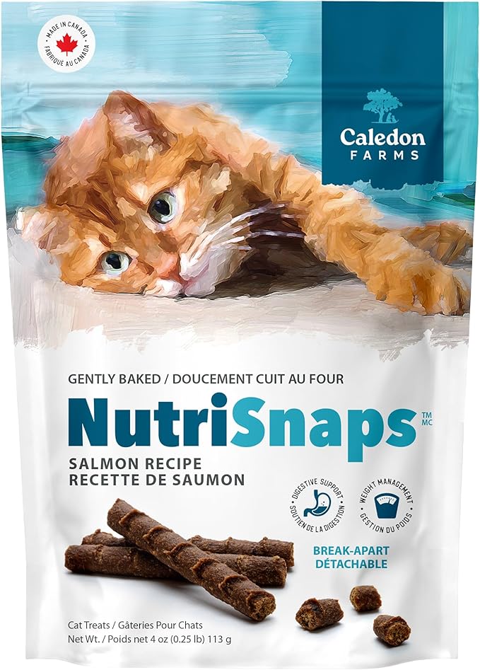 Caledon Farms NutriSnaps Salmon Recipe, 4 oz, Cat Treats