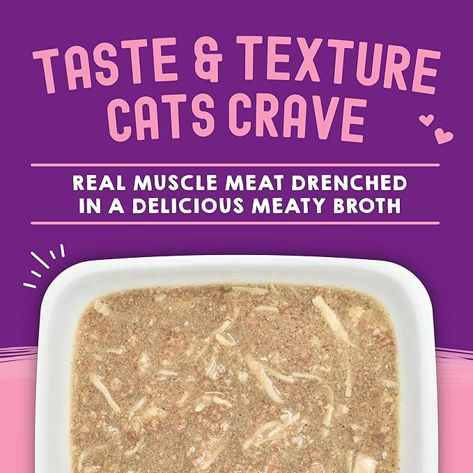 Stella & Chewy's Carnivore Cravings Wet Cat Food - Premium Pouches - Grain Free, High Protein Chicken & Salmon - Perfect for Picky Eaters - Complete Meal or Topper (2.8 oz, 12 Pack)