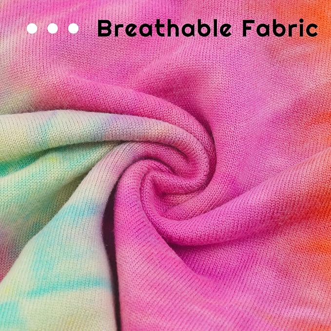 QBLEEV Sphynx Cat Clothes, Hairless Cats Rainbow Rendering T-Shirt for Spring Summer Autumn, Breathable Cat Wear Clothes Vest Shirts for Sphynx, Cornish Rex, Devon Rex, Peterbald