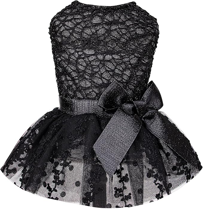 CuteBone Dog Birthday Dress Girl Puppy Skirt Tutu Cat Wedding Outfit Pet Party Clothes for Small Dogs Costume DD15L