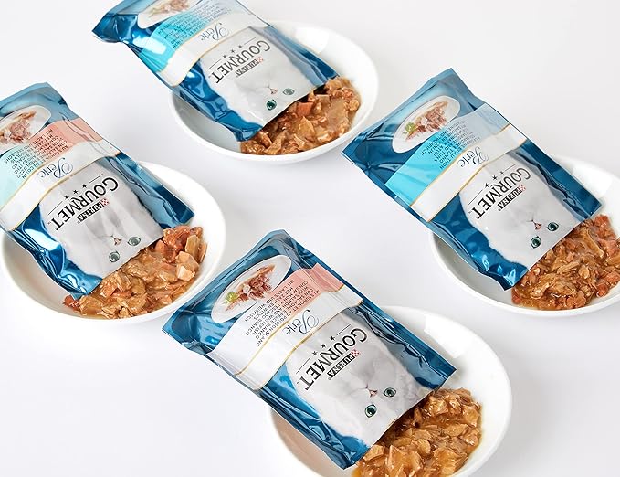 Gourmet Perle Seaside Duos Pouch 12 x 85 g (Pack of 4)