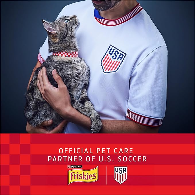Purina Friskies Wet Cat Food Variety Pack, Shreds With Beef, Turkey and Cheese Dinner, Chicken and Salmon Dinner, and With Ocean Whitefish and Tuna - 48 ct. Can