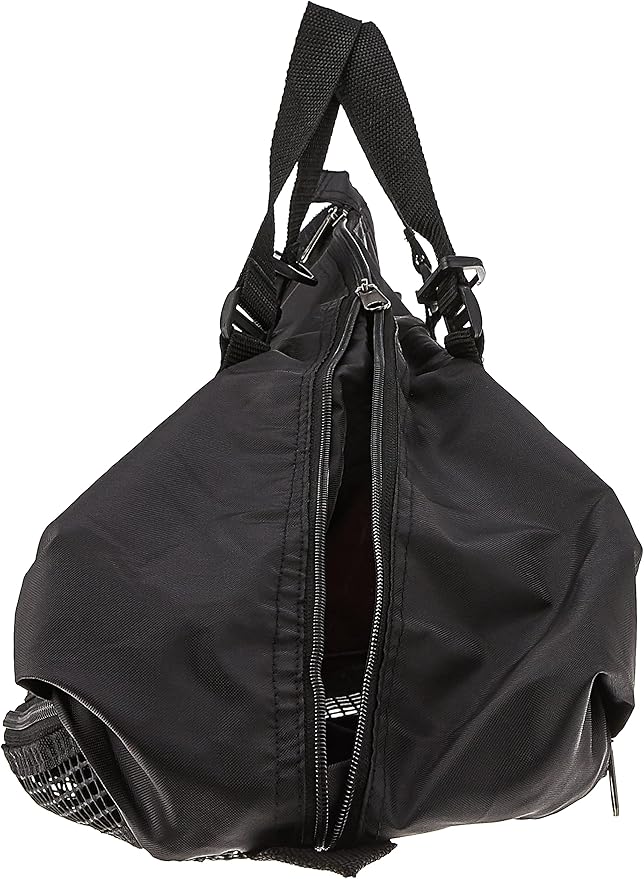 Top Performance Cat Grooming Bag — Durable and Versatile Bags Designed to Keep Cats Safely Contained During Grooming and/or Bathing - Large, Black