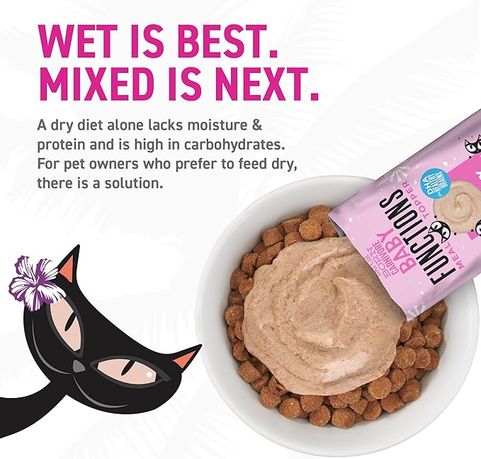 Tiki Cat Born Carnivore Baby Functional Topper Mousse, Chicken & Chicken Liver Recipe, 1.5 oz. Pouch, (Pack of 12)