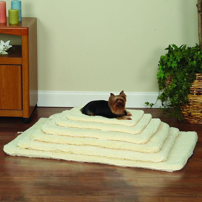 Slumber Pet Double-Sided Sherpa Mat, Medium, Natural