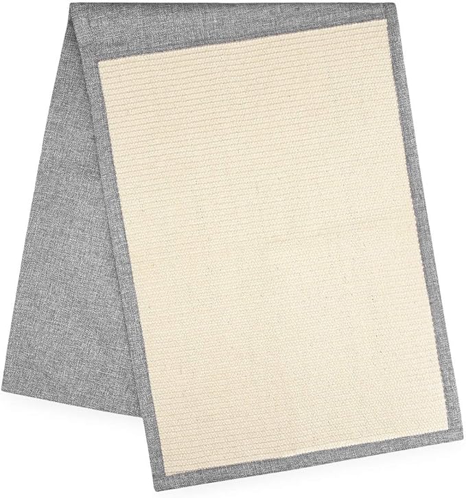 Navaris Cat Scratch Mat Sofa Protector - Natural Sisal Furniture Protector Scratching Pad for Cats - Scratch Carpet for Bed, Chair