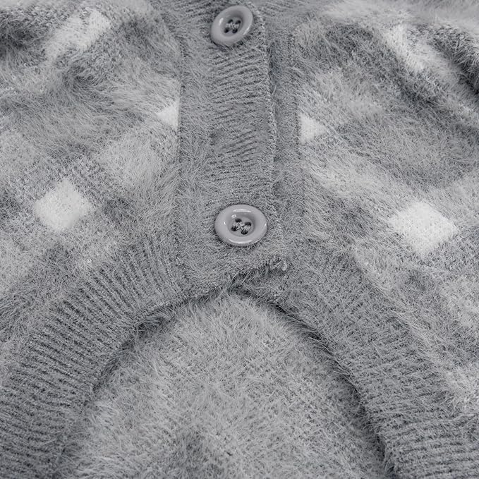 Dog Sweater, Sweaters for Small Dogs, Warm Soft Pet Clothes for Puppy, Medium Large Cat, Dogs Girl or Boy, Dog Shirt for Winter Christmas (Grey, Small)