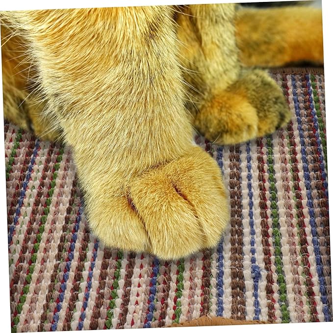 NOLITOY Cat Scratcher Cat Scratching Carpet Protector Cuttable Sisal Grinding Mat 30x40cm Pet Supplies Cat Supplies Soft Random Color