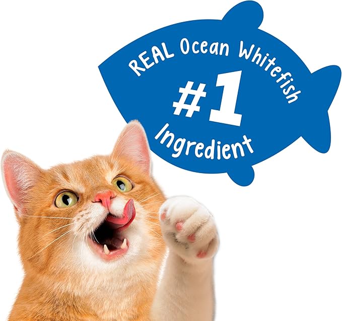 Friskies Party Mix Cat Treats, Beachside Crunch, Shrimp, Crab & Tuna Flavors, 6-Ounce Pouch, Pack of 7