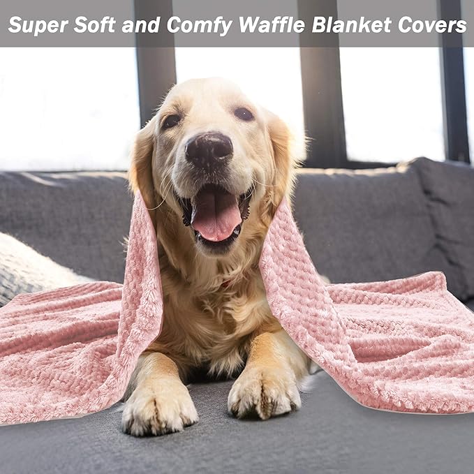 Dog Blanket,Soft Fuzzy Blankets for Puppy, Small,Medium,Large,X-Large Premium Fluffy Blankets Plush Fleece Throw Dog Bed, Couch, Sofa, Reversible Travel Warm Covers