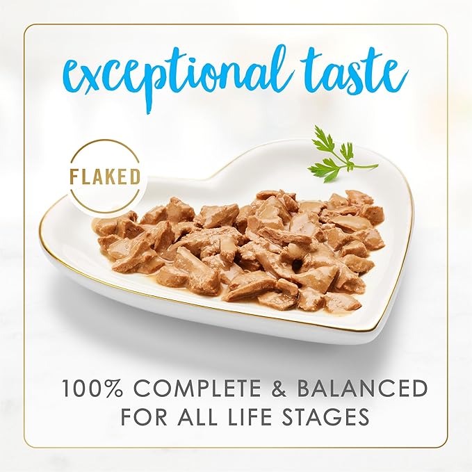 Fancy Feast Purina Wet Cat Food Flaked Tuna Feast - 3 oz. Cans (Pack of 48)