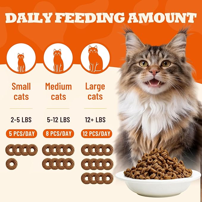 9 oz Skin & Coat Treats Fish Oil for Cats Chicken Flavor Cat Training Treats Cat Treats for Indoor Cats