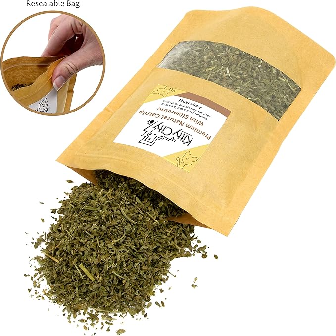 Kitty City Cat Premium Natural Catnip Collection, Catnip With Silvervine