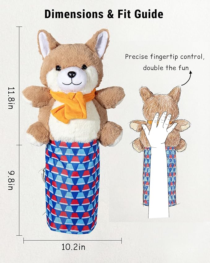 Cat Wrestling Glove Toy | Karate Kitty Puppet with Built-in Catnip - Interactive Karate Kitty Cat Toy Puppet for Safe Play, Exercise & Bonding with Cats