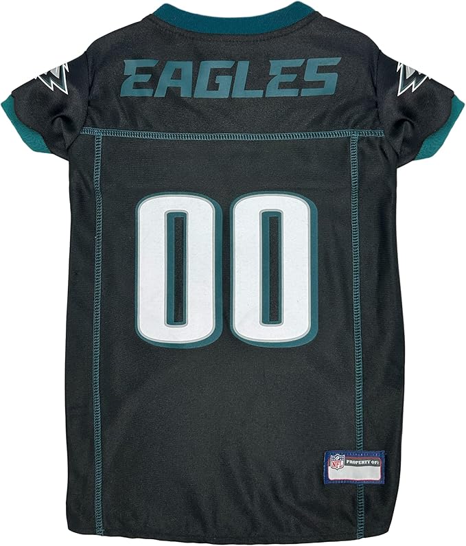 NFL Philadelphia Eagles Color Rush Dog Jersey, Size: Small - Cool and Sporty Shirt, Best Football Costume for Dogs & Cats - Licensed