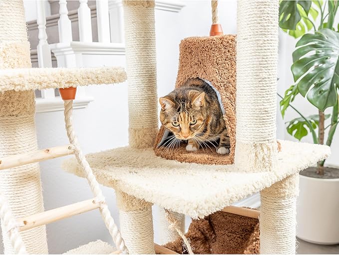 Armarkat Premium Cat Tree Model X7805, Goldenrod