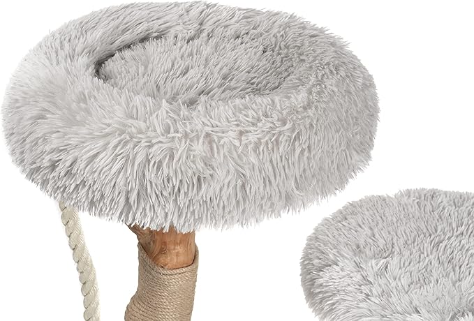 Mau Lifestyle Gray Rizzo Cat Tree, 32" H, 27 LBS, Grey/Gray