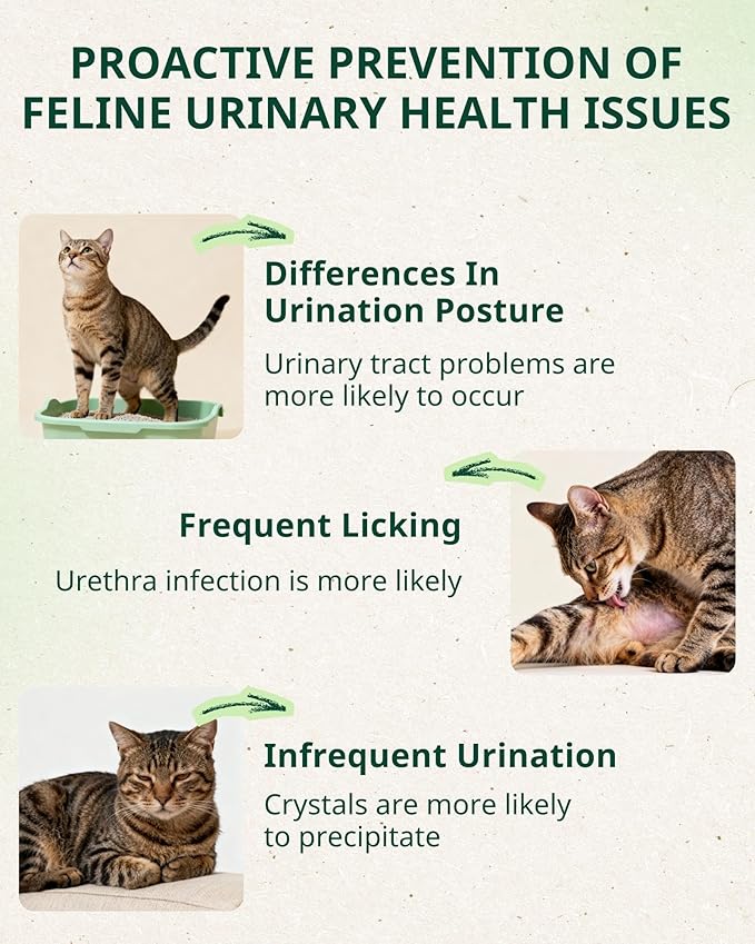 Cat Urinary Treats Lickable, Cranberry, Taurine & L-Lysine for Daily Urinary Wellness,Grain-Free Squeezable Cat Treats with Multivitamins, Real Chicken, 10 Tubes