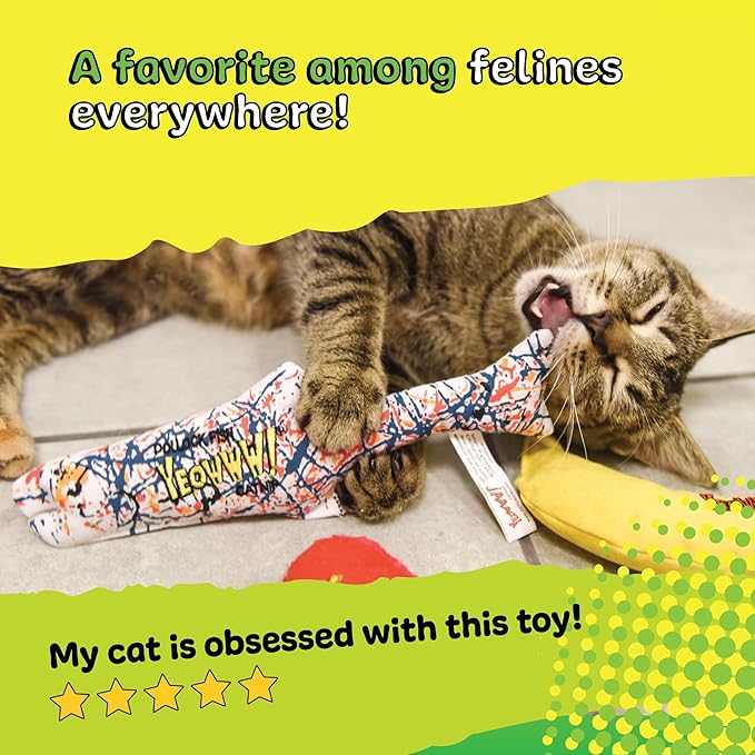 Yeowww Pollock Fish Catnip Toy