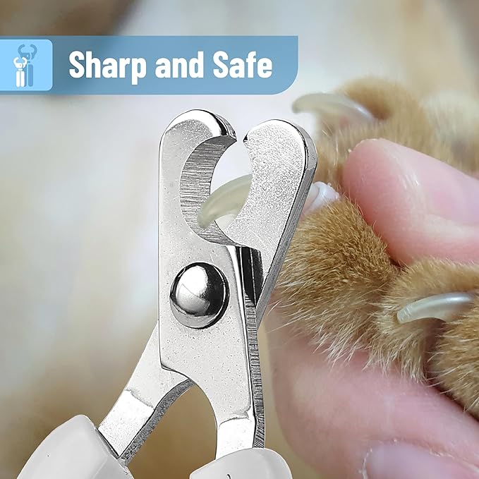 Mr. Pen- Cat Nail Clipper, Stainless Steel, Professional Sharp Cat Claw Trimmer for Small and Medium Cats, Pet Nail Clipper with Sturdy Non Slip Handle