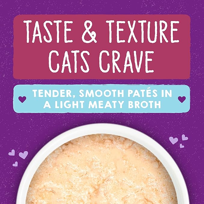 Stella & Chewy's Carnivore Cravings Purrfect Paté - Premium Grain-Free Wet Cat Food - Chicken & Tuna Recipe - High Protein with Bone Broth - Perfect for Picky Eaters - 2.8oz Cans (24 Pack)