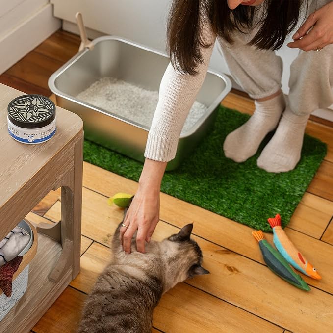 Fresh Wave Odor Removing Litter Box Gel, 7 oz. | Safer Pet Odor Eliminator for Home and Litter Box Area (Pack of 2)