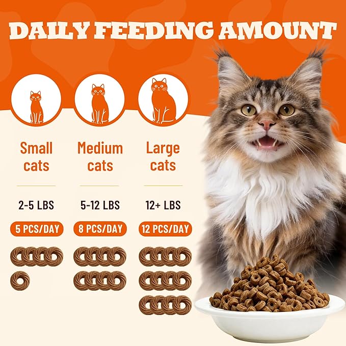 9 oz Taurine Cat Treats Taurine for Cats Chicken Flavor Cat Training Treats Cat Immune Support Healthy Cat Snacks