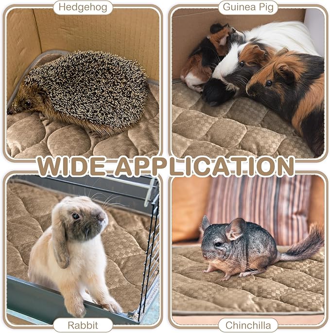 Tujoe 4 Pack Self Warming Cat Mat Self Heating Cat Pad Warm Thermal Pet Bed Washable Dog Crate Pad Body Heat Dog Bed Mat Blanket Non Slip Bottom for Outdoor Indoor Pets