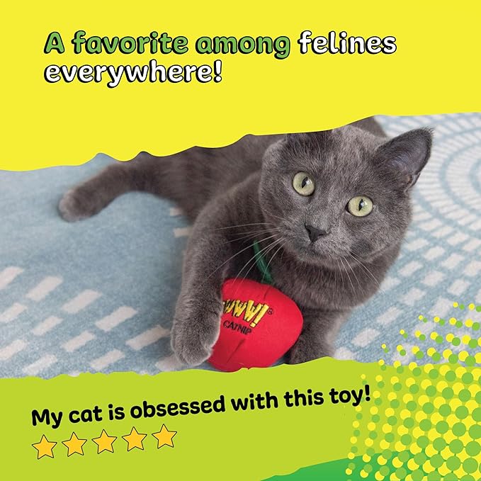 Yeowww! Catnip Toy, Apple