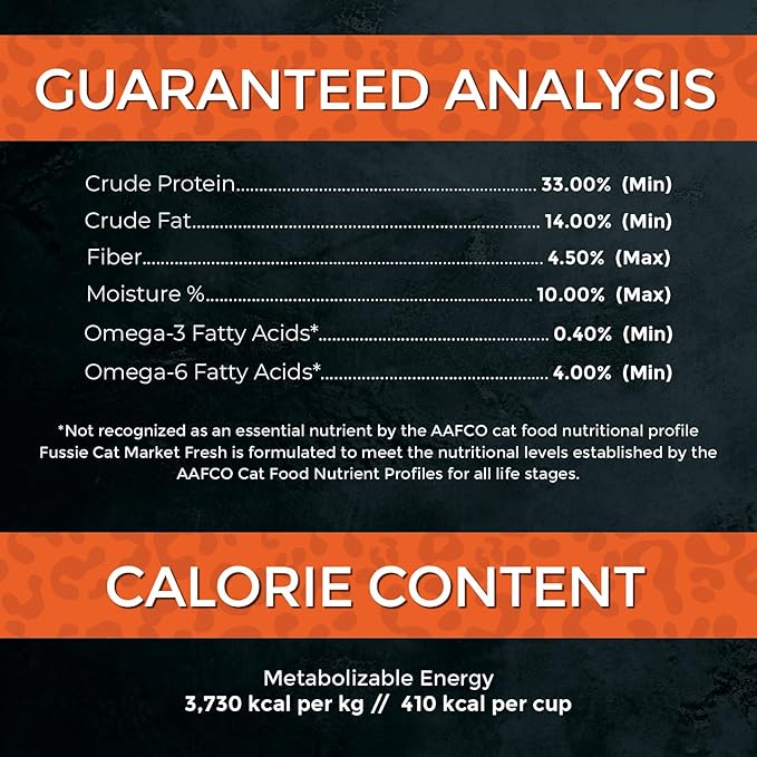Fussie Cat Market Fresh Turkey Recipe Dry Cat Food, 3.5lb Bag