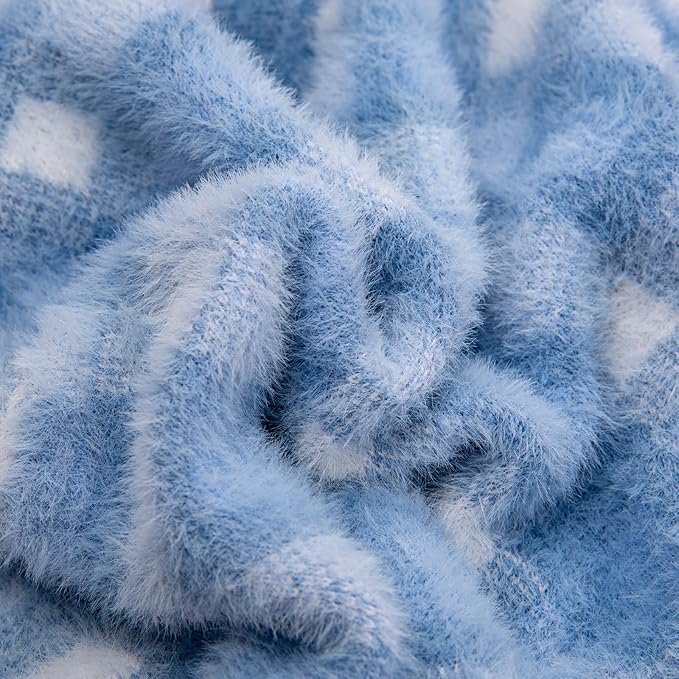 Dog Sweater, Sweaters for Small Dogs, Warm Soft Pet Clothes for Puppy, Medium Large Cat, Dogs Girl or Boy, Dog Shirt for Winter Christmas (Blue, Large)