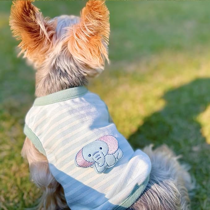 Handmade Tiny Pet Clothes, Baby-Soft Sweater Shirts for Newborn/Teacup Cats & Dogs (e.g., Chihuahuas, Yorkies, Miniature Pinscher), Other Small Animals (Elephant, XXXS)